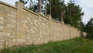 Allan Block Fence
