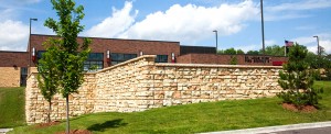 St. Louis Park Fire Station Retaining Wall