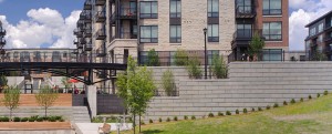 Elan, retaining wall